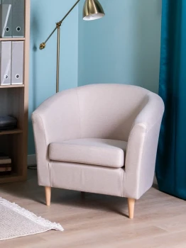 Кресло для отдыха ТУННЕ, 78х68х76, кремовый
