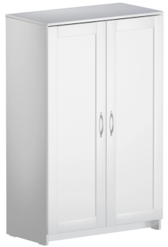 Тумба Сириус, 2 двери, 78х41х124 см, белая
