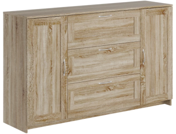 БРИМНЭС / СИРИУС тумба ИКЕА / IKEA 2 двери и 3 ящика 156х95 сонома