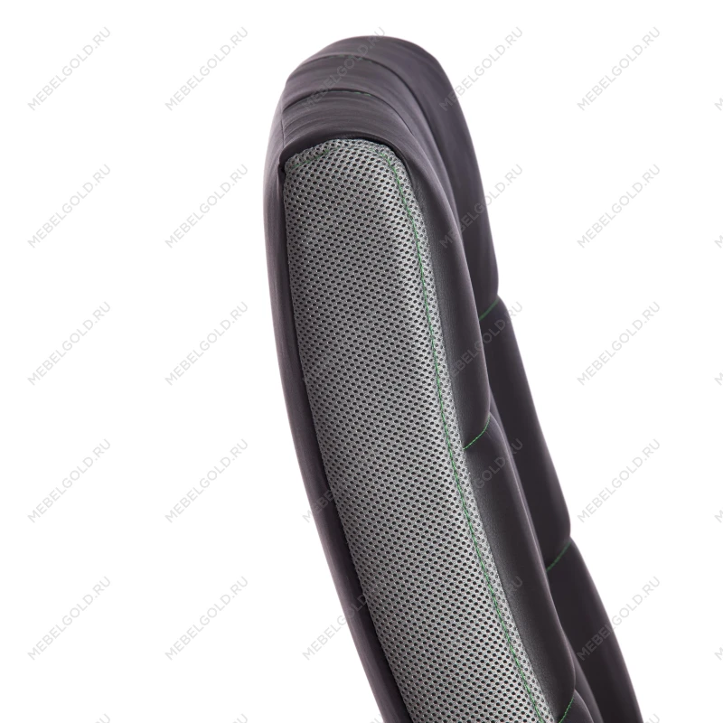 Кресло TRENDY (22), кож/зам/ткань, черный/серый, 36-6/12 | изображение 10