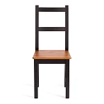 Стул Соната/Sonata chair, массив сосны, 41х50х95 см, антик/чёрный | изображение 4