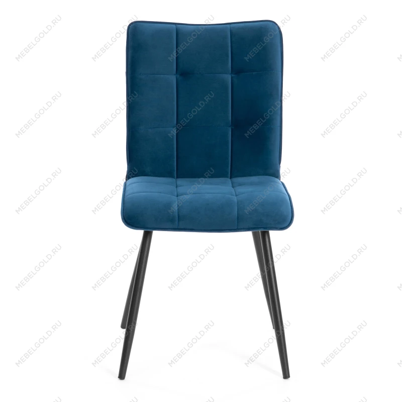 Стул обеденный Bari, LT, велюр, Dark blue (темно-синий), 41х55х89 см | изображение 4