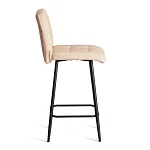 Полубарный стул Medeo/Медео, экокожа, бежевый, 42х56х102 см | изображение 1