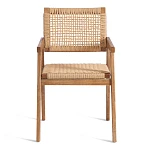 Стул VANHEIM, дерево вяз/бечевка, Груша (№3), 46х45х83 см | изображение 4