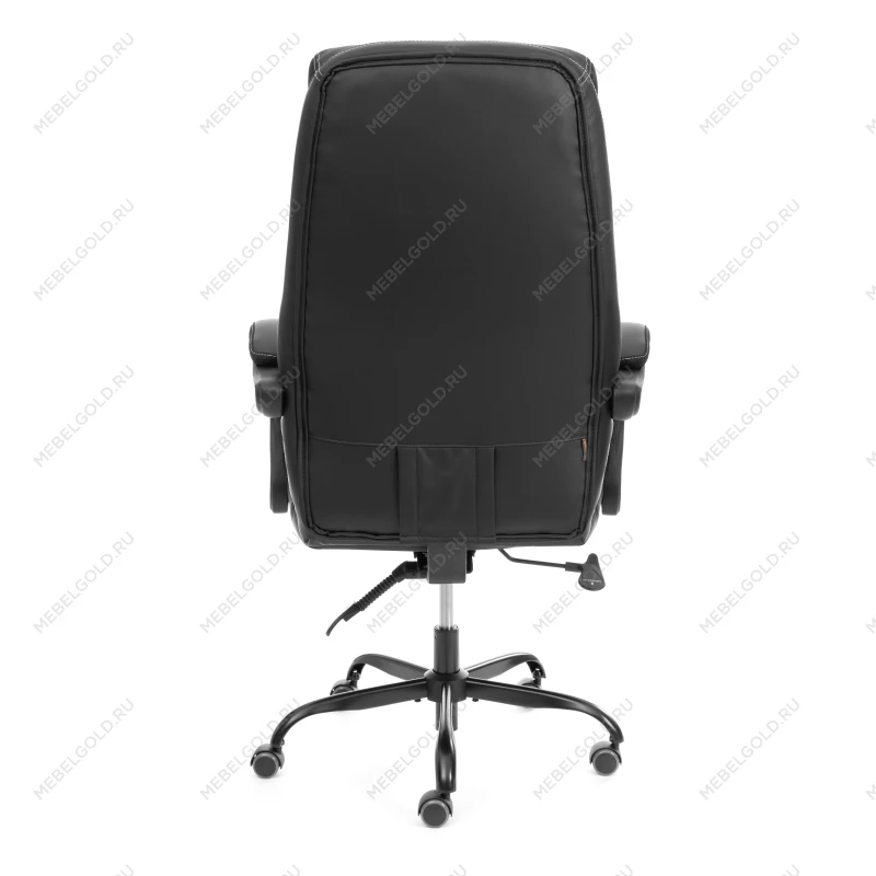 Кресло Cambridge metalBL, кож/зам/ткань, черный/черный, 36-6/11 | изображение 4