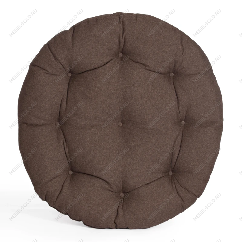 Кресло CLOUDE HOME, рогожка/металл, 97х98х90-96см, коричневый, 3М7-147 | изображение 6