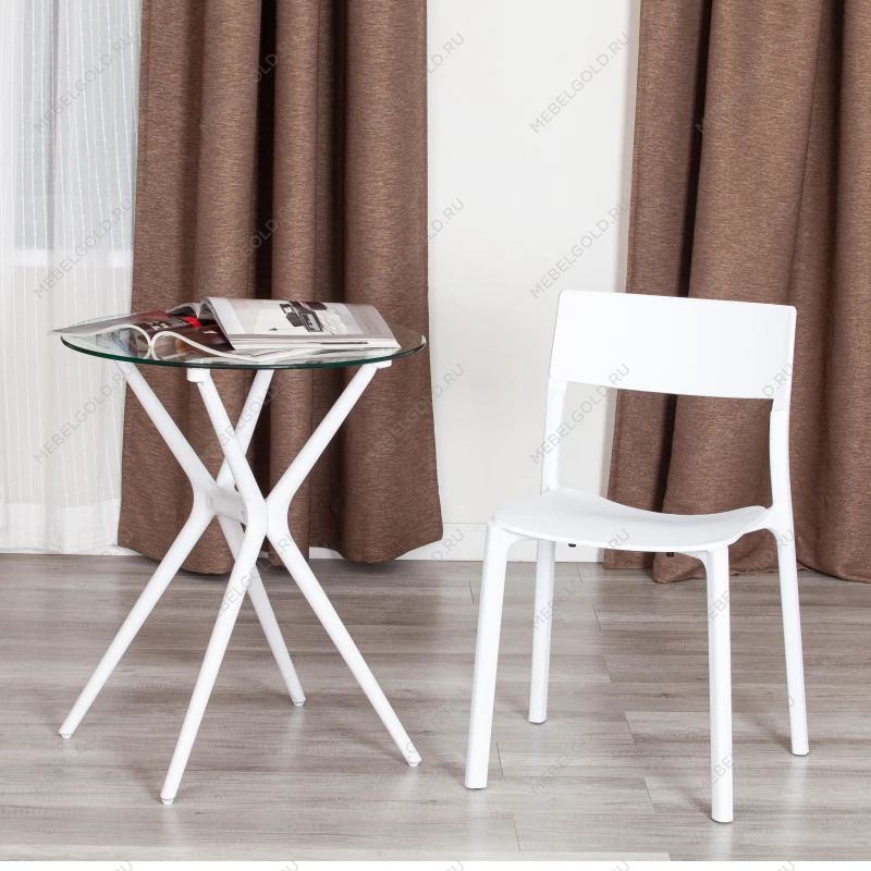 Стул LENTO (mod. 43), пластик, 43 х 49 х 77 см, White (Белый) 1 | изображение 8