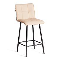 Полубарный стул Bari/Бари, экокожа, бежевый, 42х55х99 см
