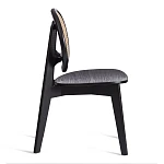 Стул FENRIR, дерево вяз, 42х45х85 см, черный | изображение 1