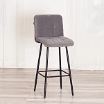 Барный стул Medeo/Медео, велюр, серый, 29, 45х56х113 см | изображение 14