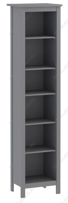 Стеллаж Сага, 50х42х215 см, серый