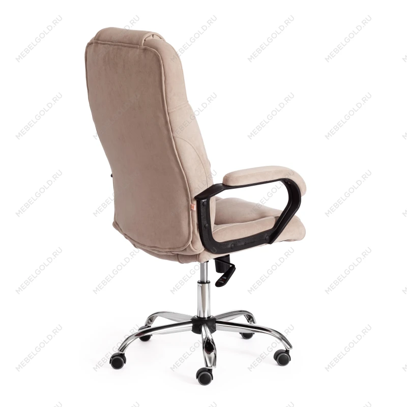 Кресло BERGAMO хром (22), флок, бежевый, 7 | изображение 2