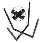 Стул обеденный La Rousse, NEW, ткань рогожка, тёмно-серый, F68, 45х55х93 см | изображение 10