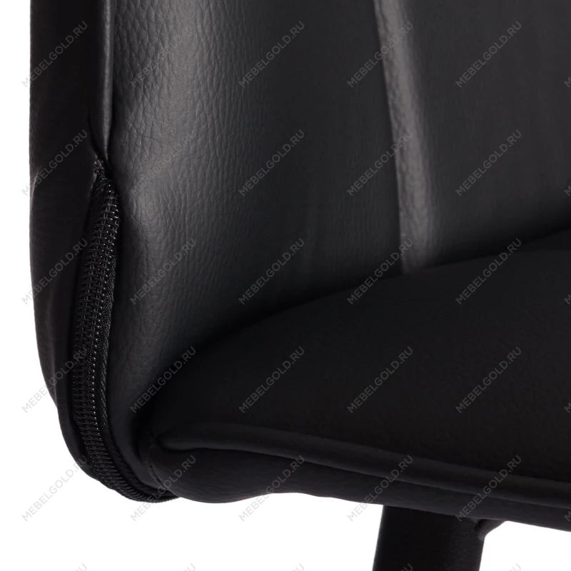 Полубарный стул Bari/Бари, экокожа, черный, 42х55х99 см | изображение 8