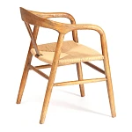 Стул VALI, дерево вяз/бечевка, Груша (№3), 50х46х77 см | изображение 2