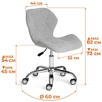 Кресло SELFI, флок, олива, 23 | изображение 11