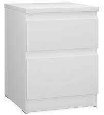Балашиха - Тумба прикроватная Кастор, 2 ящика, 40х37х49 см, белая