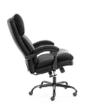 Кресло Chief metalBL, кож/зам/ткань, черный/черный стеганный/черный, 36-6/36-6/TW-11 | изображение 2