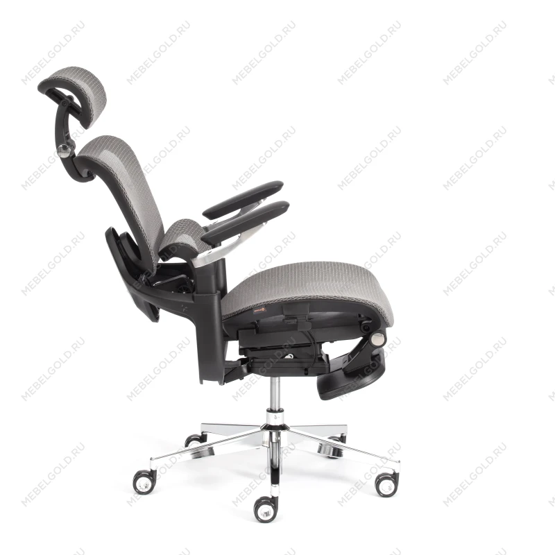 Компьютерное кресло Sakura, сетка, серый | изображение 2