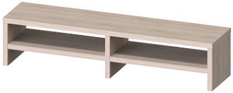 Тумба ТВ Энкель, 2 полки, 160х37x38 см, дуб беленый