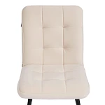 Стул обеденный Medeo, флок, молочный/черный, 4, 47х56х89 | изображение 5