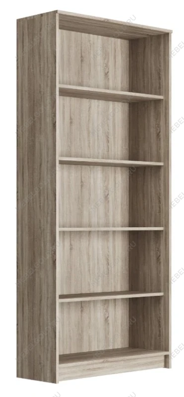 Стеллаж Сириус, 5 полок, 78х35х190 см, дуб сонома