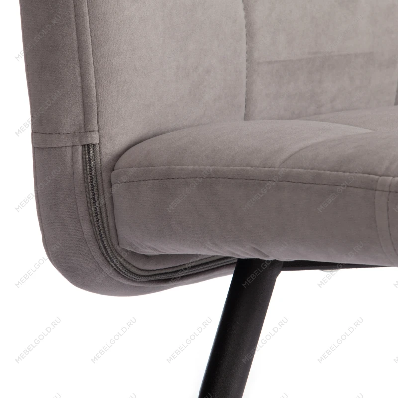 Стул обеденный Medeo, LT, флок, серый/черный, 29, 45х56х89 см | изображение 7