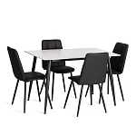 Стул обеденный Asti, TREND, экокожа, черная, 47х54х86 см | изображение 9