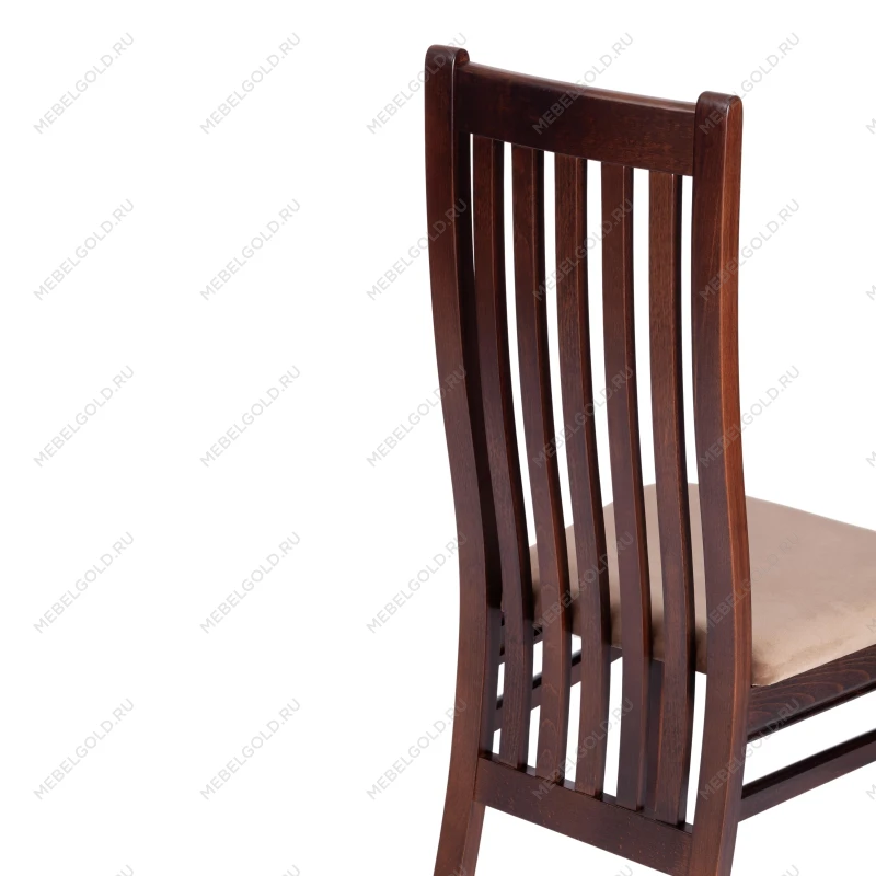 Стул DOLCE мягкое сидение, бук, 40х46х100см, Tobacco, велюр, Tenerife mocca | изображение 7