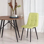 Стул CHILLY MAX, ткань/металл, 45 х 54 х 90 см, фисташковый 64/черный | изображение 8