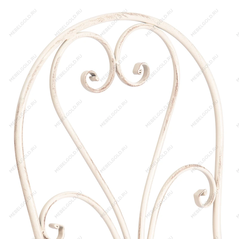 Стул Love Chair (PL08-11140), стальной сплав, античный белый, 40х47,5х94 см | изображение 8
