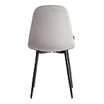 Стул BREEZE (mod. JSC-58), Велюр/металл, 44 х 53 х 86 см, grey (серый) HLR 19 / черный | изображение 3