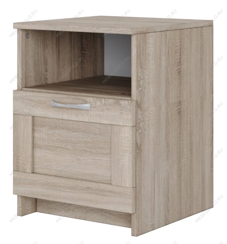 Тумба прикроватная Сириус, 1 ящик, 41х39х53 см, дуб сонома