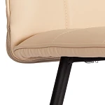 Стул обеденный Bari, LT, экокожа, бежевая, 41х55х89 см | изображение 8