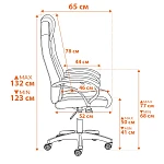 Кресло PILOT (24), флок/ткань, черный/черный/коричневый, 35/TW-11/6 | изображение 15