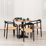 Стул MIDGARD, дерево вяз/бечевка, черный, 50х51х78,5 см | изображение 12