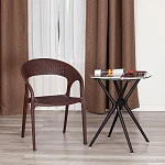 Кресло TINTO (mod. PC59), пластик,  60 х 63 х 83 см, Brown (коричневый) 14 | изображение 8