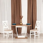 Стол обеденный TIBI нераздвижной, ЛДСП, 68,6 х 110 х 75 см, Дуб Канзас/Пепел | изображение 7