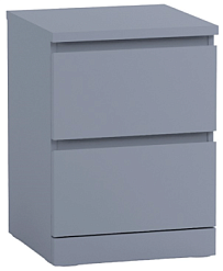 Тумба прикроватная Варма, 2 ящика, 40х55х40 см, эмаль серая