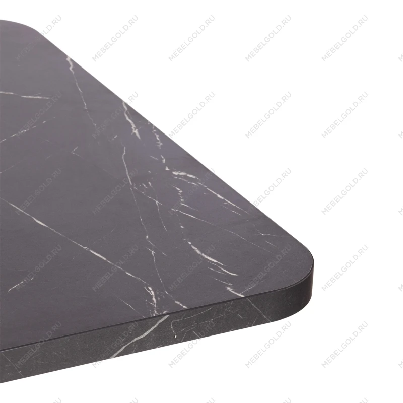 Стол обеденный GENT, ЛДСП, 110-145x68,6x75,5 см, Мрамор Блэк Роял/Белый | изображение 10