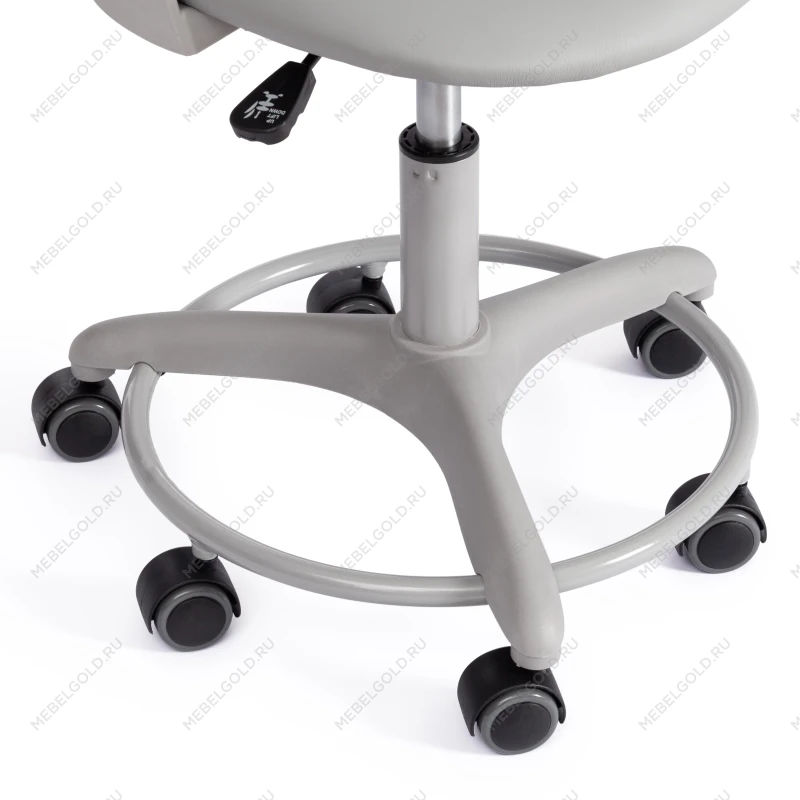 Компьютерное кресло Kiddy, кож/зам, серый | изображение 9