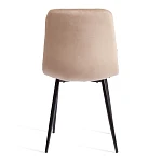 Стул CHILLY (mod. JSC-220), Велюр/металл, 44,5х52,5х88 см, Beige (бежевый) HLR8 / черный | изображение 4