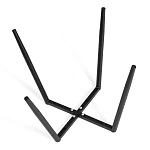 Стул обеденный La Rousse, NEW, велюр, серый/чёрный, 29, 45х55х93 см | изображение 11