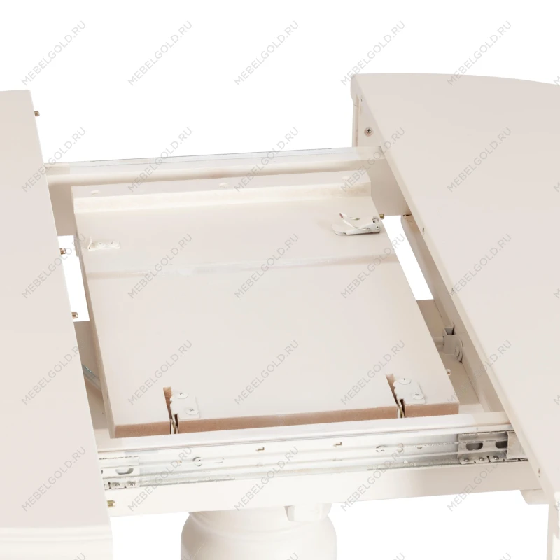 Стол STEFANO круглый, бук, мдф, D90+30x77см, Ivory white | изображение 10