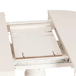 Стол STEFANO круглый, бук, мдф, D90+30x77см, Ivory white | изображение 10