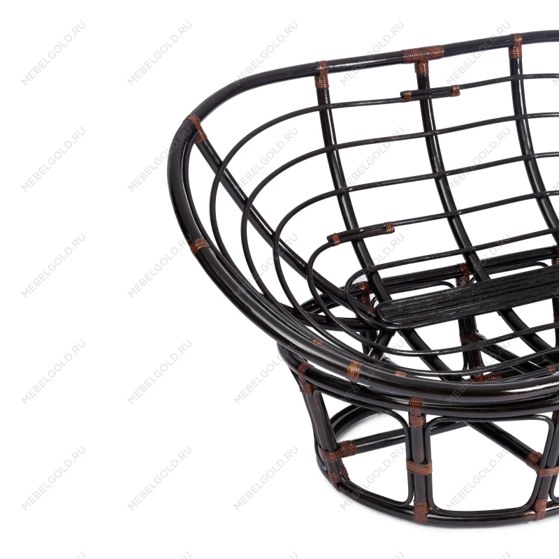 Диван MAMASAN/МАМАСАН 23/02 W/с подушкой, подушка 182х119 см, 169х102х80 см, Antique brown (античный черно-коричневый), ткань, коричневый, 3М7 | изображение 6