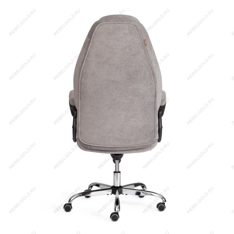 Кресло BOSS Lux, флок, серый, 29 | изображение 4