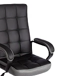 Кресло TRENDY (22), кож/зам/ткань, черный/серый, 36-6/12 | изображение 11
