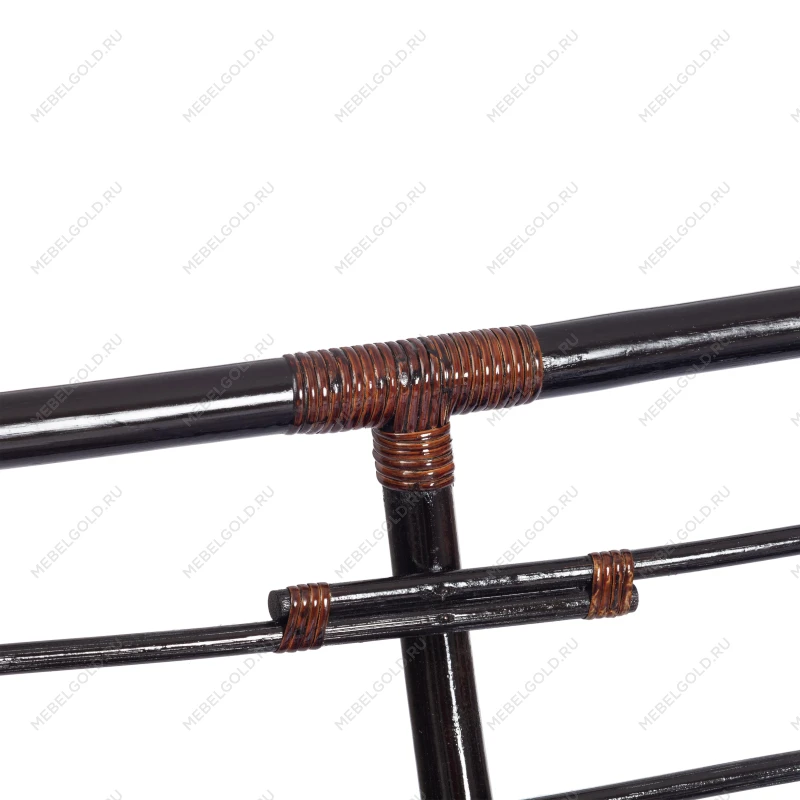 Диван MAMASAN/МАМАСАН 23/02 W/с подушкой, подушка 182х119 см, 169х102х80 см, Antique brown (античный черно-коричневый), ткань, коричневый, 3М7 | изображение 12