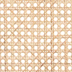 Стул MANI, дерево вяз, ротанг/ткань лен, металлический каркас, черный, 46х46х78 см | изображение 7